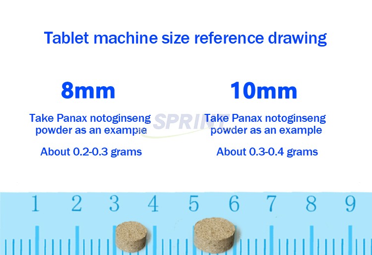 12 Holes 2022 Hot Sale Tablet Press Machine Pill Manual Powder 