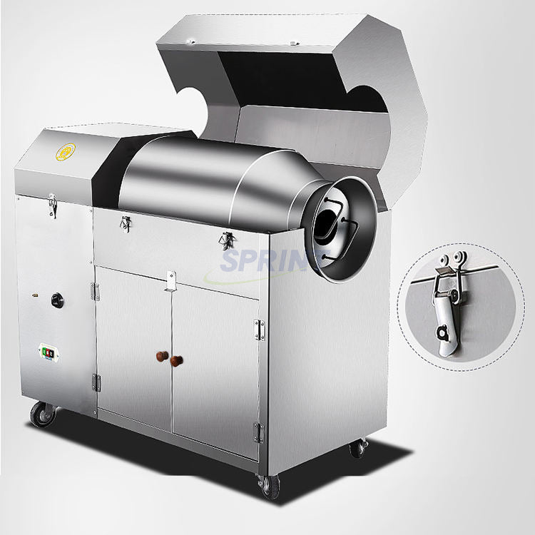 Commercial Nut Roaster Cocoa Bean Roasting Machine - Image 3