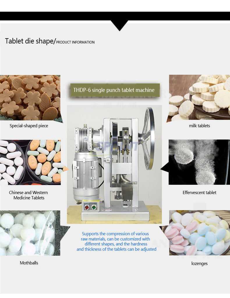 THDP-6 Candy Press Tablet Press Machine Automatic - Image 4