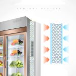 Vertical Display Freezer With Double Doors And Three Doors