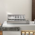 Pizza Salad Preparation Table