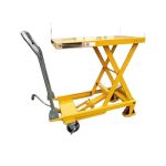 Single Scissor Lift Table Cart 28‘’ x 18‘’ Capacity 330 lb/220lb