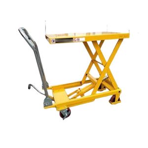 Single Scissor Lift Table Cart 28‘’ x 18‘’ Capacity 330 lb/220lb