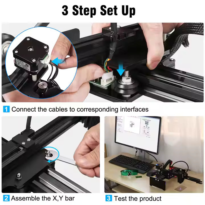 Small Desktop High-precision CNC Laser Engraving Machine - Image 5