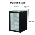 Portable Small Refrigerator for Beverages, Fruits and Breast Milk