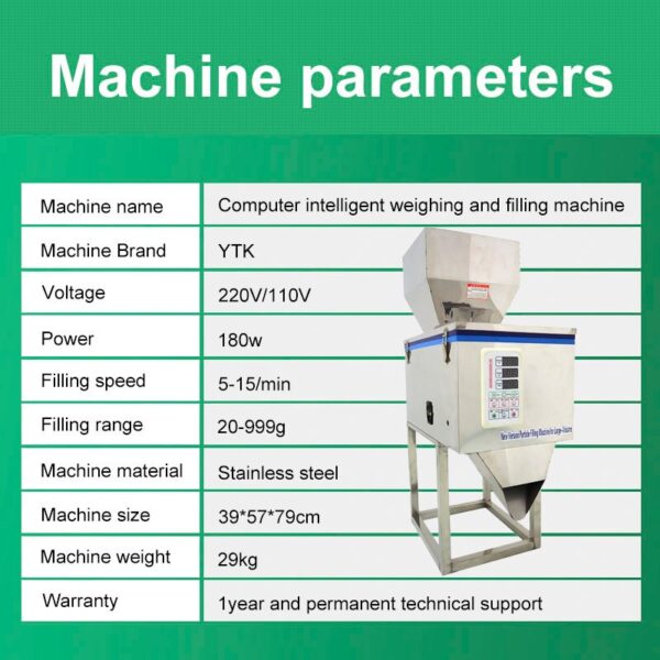 20-999G Powder Filling Machine - Image 4