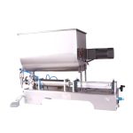 Peanut Butter Chili Sauce Nut Sauce Filling Machine Cream Bottle With Mixing Bucket