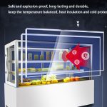 Right Angle Cake Display Freezer