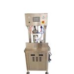 2 Head Glass Cans Vacuum Capping Machine