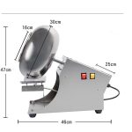 3-5kg/time Cocoa Coating Machine
