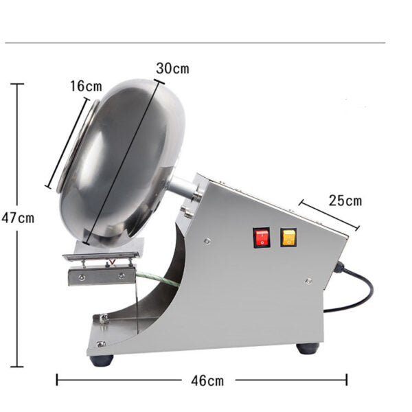 3-5kg/time Cocoa Coating Machine - Image 2