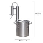 304 Stainless Steel Household Oil Hydrate Steam Distillation Equipment Machine