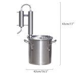 304 Stainless Steel Household Oil Hydrate Steam Distillation Equipment Machine