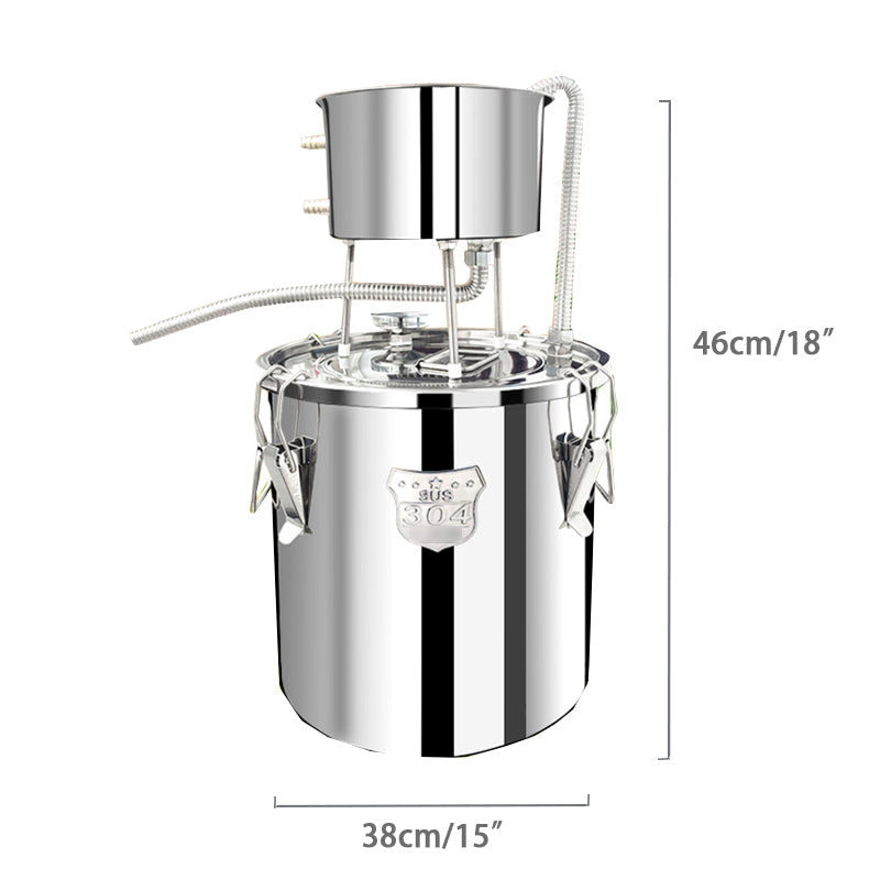 304 Stainless Steel Home Distillation Machine Available Gas Stove Induction Cooker - Image 4