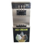 3 Flavor Commercial Soft Ice Cream Maker
