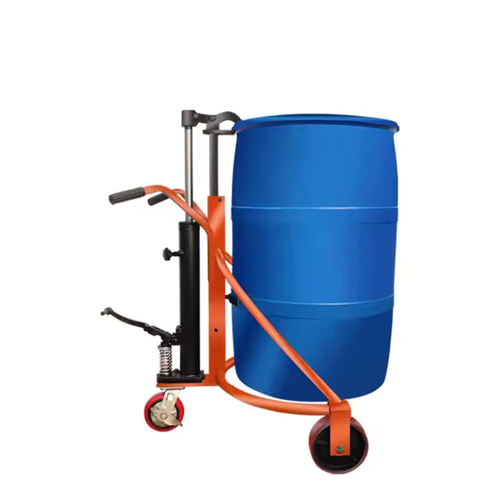 Hydraulic Manual Forklift Oil Bucket Grab Hoist - Image 3