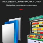 Display Freezer Commercial Refrigerator Vegetable And Fruit Preservation