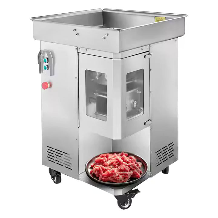 Commercial Stainless Steel Double Knife Meat Slicer - Image 2