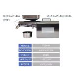 Small Household Peanut Sesame Nut Oil Press Portable