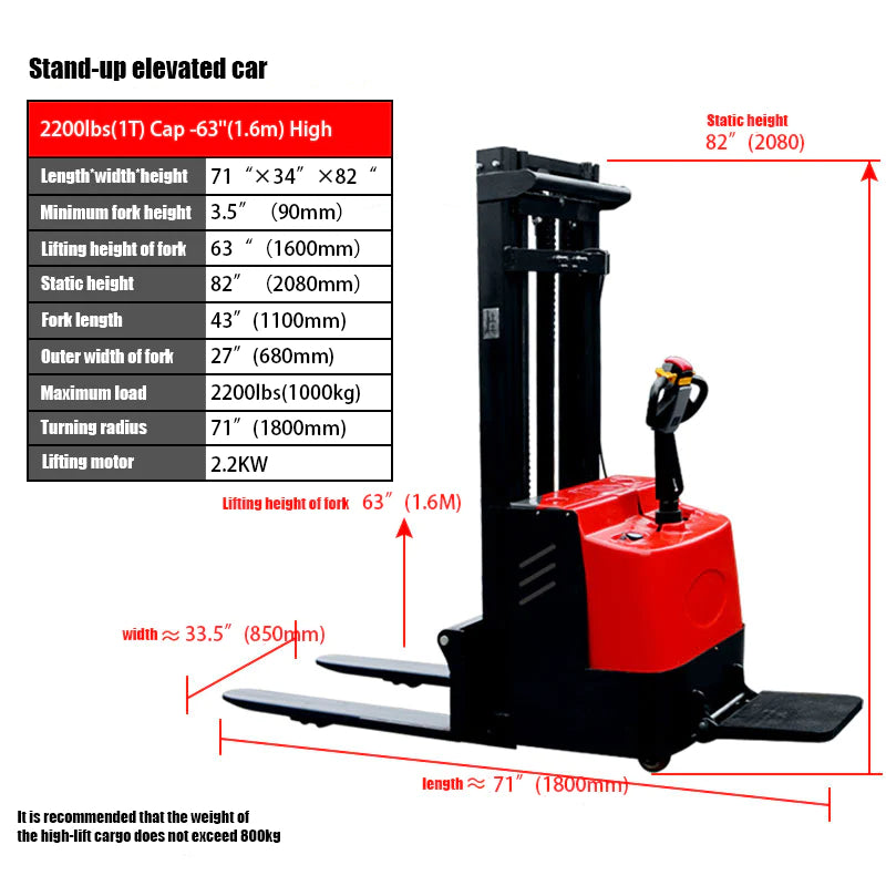 High Fully Powered-Electric Stacker - Image 10