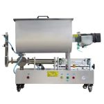 Peanut Butter Chili Sauce Nut Sauce Filling Machine Cream Bottle With Mixing Bucket
