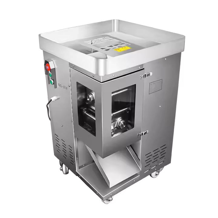 Commercial Stainless Steel Double Knife Meat Slicer - Image 4