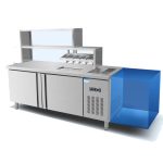 Bubble Tea Bar Counter With Refrigeration And Boba Tea Bar