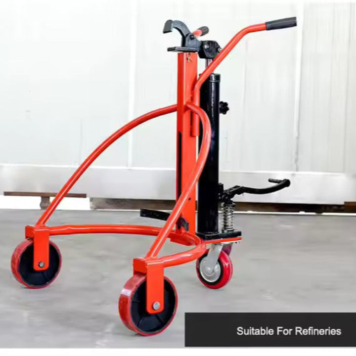 Hydraulic Manual Forklift Oil Bucket Grab Hoist - Image 5