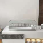 Pizza Salad Preparation Table