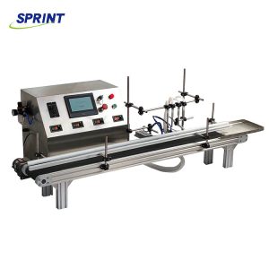 AL4-5000 Automatic Four Nozzle Cosmetics CNC Liquid Bottle Filling Machine