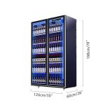 Defogging Glass Freezer Display Cabinet