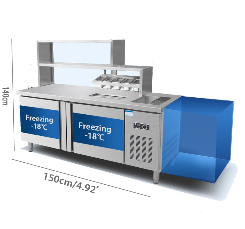 Bubble Tea Bar Counter With Refrigeration And Boba Tea Bar - Image 5