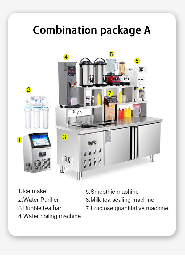 Bar with refrigerated bubble tea - Image 7