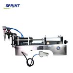 DF6 Double Head Pneumatic Alcohol Disinfectant Automatic Filling Machine