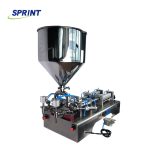 DFF6 2 Heads Pneumatic Paste and Hand Sanitizer Liquid Filling Machine