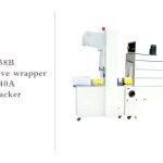 Semi-automatic carton shrink wrapping machine