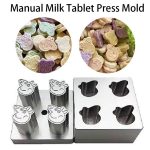 4 Holes Peppa Pig Manual Milk Tablet Press Mold