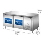 Commercial Stainless Steel Countertop Refrigerator