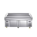 Three-layer Ladder Freezer Glass Sliding Door Type