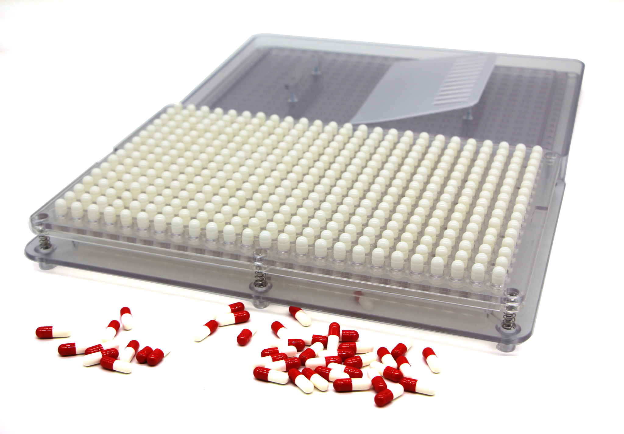 400 Holes Manual Transparent Plastic Capsule Filling Machine Size 00# 0# 5# - Image 2