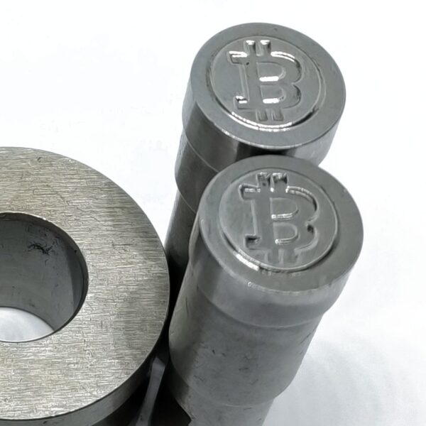 Bitcoin 3d Shaped Mold Die 12.5mm*12.5mm For Tablet Press Machine
